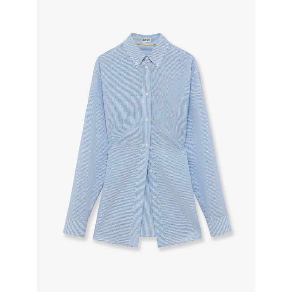 Loewe Women Lightweight Wool Striped Shirt